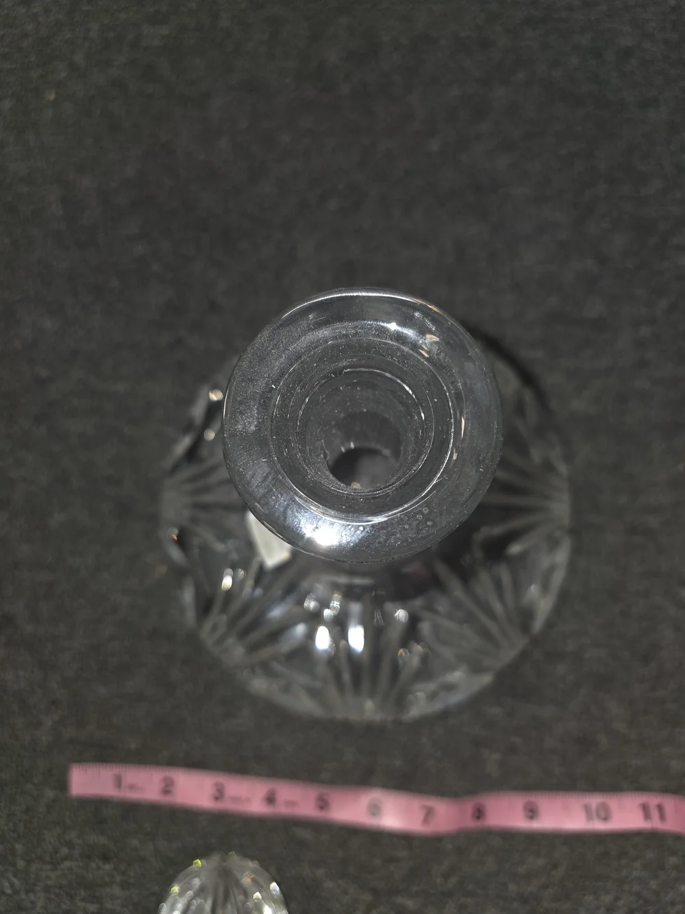 Crystal Clear From Slovakia  Glass Ships Captain Decanter